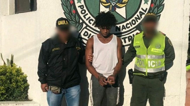 Heriberto Buzón Campo, presunto asesino capturado por la Policía del Magdalena en Aracataca.