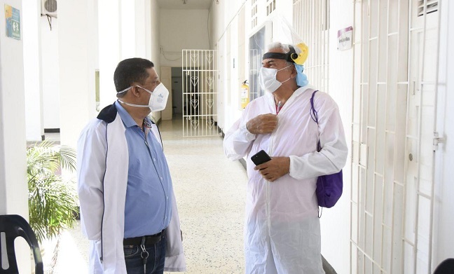 Jesús Molina Peñaloza, inicios sus labores como nuevo gerente del hospital San Cristóbal del municipio de Ciénaga.