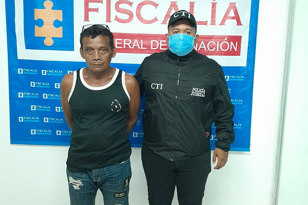 José Miguel Chamorro Salinas fue capturado mediante operativo adelantado en el municipio de Chibolo.