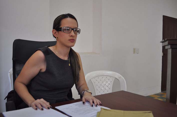 La presidenta de la Mesa Directiva de la JAL, Tatiana Otero Beracasa.