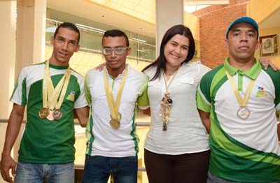 Gustavo Adolfo Guerrero Durán, Buinder Brainer Bermúdez Villar y Cristian Camilo Cotes Charris  fueron certificados por el Comité Paralímpico Colombiano para participar en el  Open Internacional de Para-atletismo que se planeaba realizar en Ecuador.