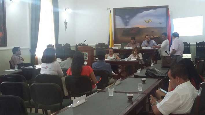 Cormagdalena,  Corpamag, Atención de Riesgo Departamental y Parques Nacionales, territorial Magdalena,  rindieron informe al ente de control político.