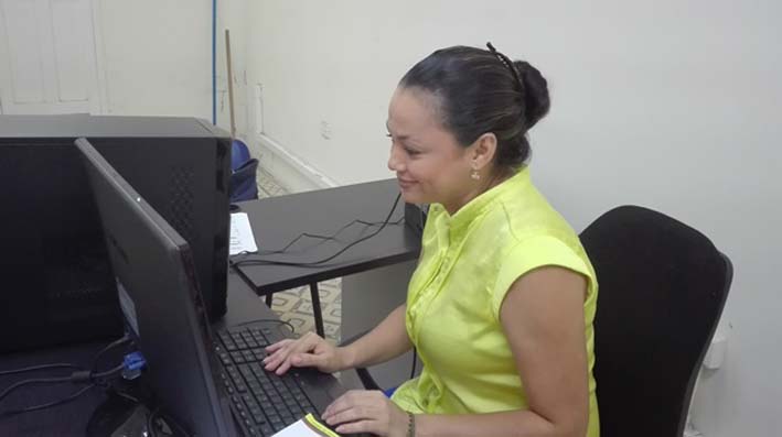 Gleinys Rodríguez Morales, encargada de la oficina de Desarrollo Comunitario del Municipio .