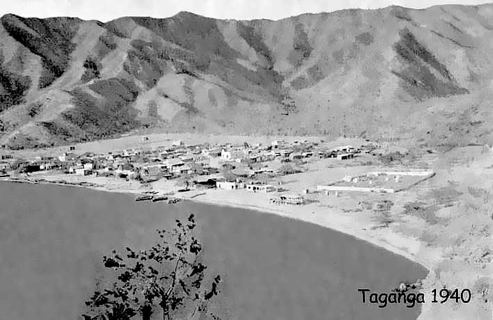 La Taganga de 1940 en la que sus pobladores solo vivían de la pesca y tenían claro el mar “era su madre y su padre”. Foto: blog: http://tagangadreamland.blogspot.com.co/