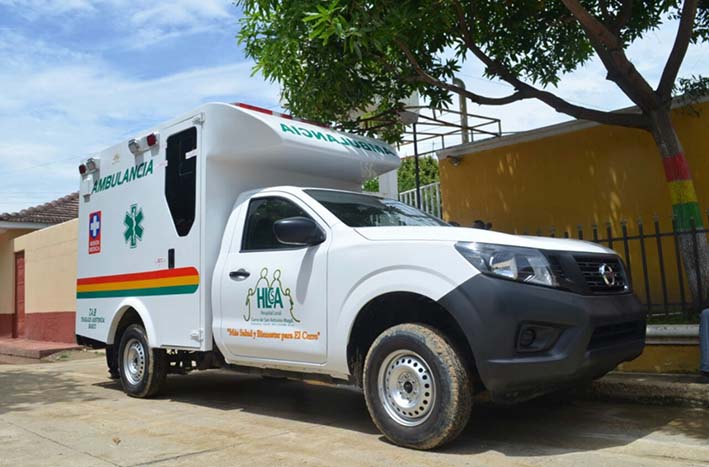 La ambulancia servirá para el traslado médico que mejorará la calidad en la prestación del servicio de salud en la comunidad.