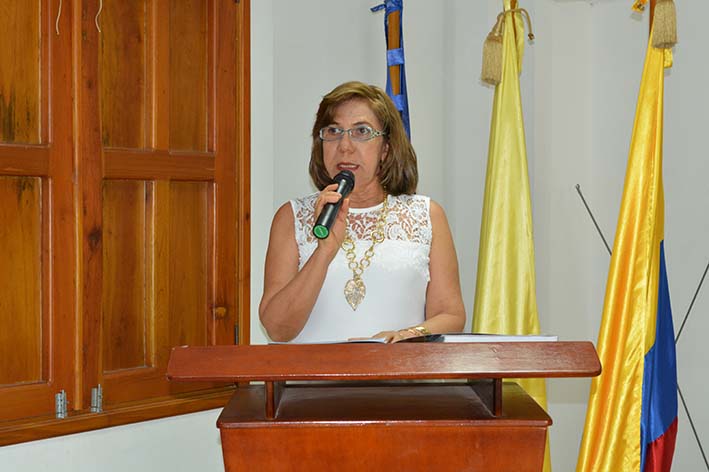 Economista Leda Bolaño Bonet, coordinadora de la Oficina de Proyección Social.