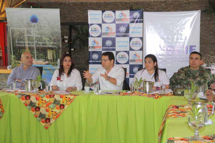 El Alcalde se reunió con los empresarios turísticos y autoridades del sector norte de la zona rural de Santa Marta.