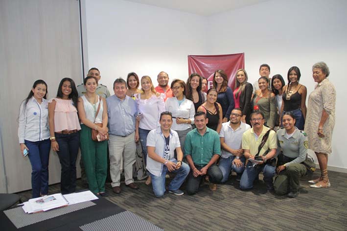 Grupo de periodistas que integraron la comisión de Fam Press para realziar promoción turística de Santa Marta