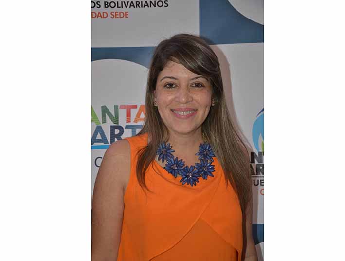 Virna Johnson, encargada del Sistema Estratégico de Transporte Publico (Setp) y del Comité Organizador de los Juegos Bolivarianos 2017.