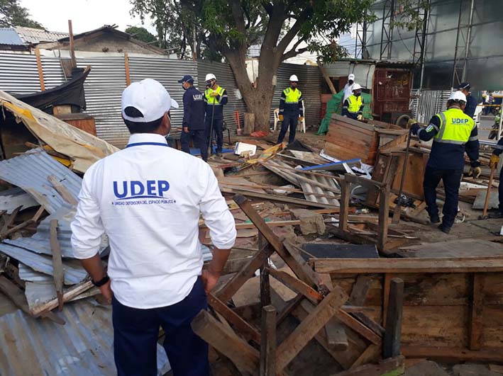 La Udep como la entidad operativa en compañía de las dependencias del Distrito sigue recuperando los derechos colectivos de los samarios, tales como el espacio público.
