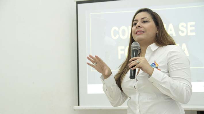Aura Carolina García Amaranto, secretaria de Desarrollo Económico y Competitividad del Distrito de Santa Marta.