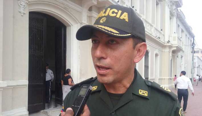 Coronel Gustavo Berdugo, comandante de la Policía 