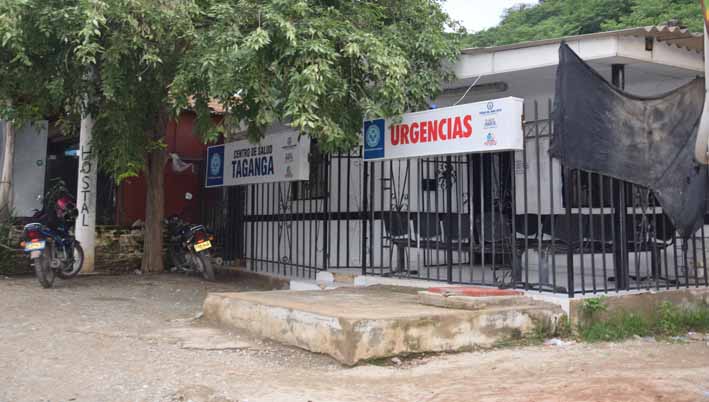 Centro de urgencias provisional de Taganga, lugar que lleva tres años funcionando provisionalmente y así seguirá por ahora.