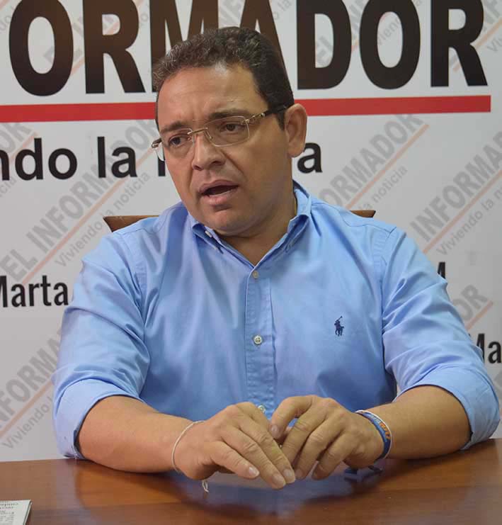 Rafael Alejandro Martínez retoma el cargo de Alcalde de la ciudad de Santa Marta, después de haber estado suspendido durante dos meses. Foto: Archivo de EL INFORMADOR.