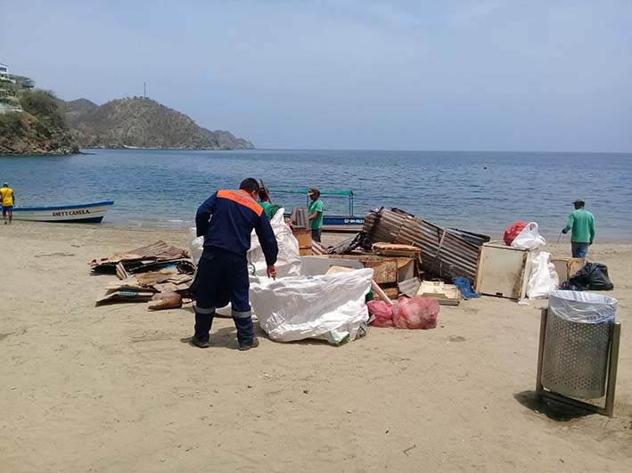 Durante la campaña lograron concluir las jornadas de limpieza de manera exitosa recolectando entre las playas de El Rodadero y Playa Blanca, ocho toneladas de residuos, y entre las playas de Taganga y Playa Grande, 12 toneladas, obteniendo así un total de más de 20 toneladas de Basura.