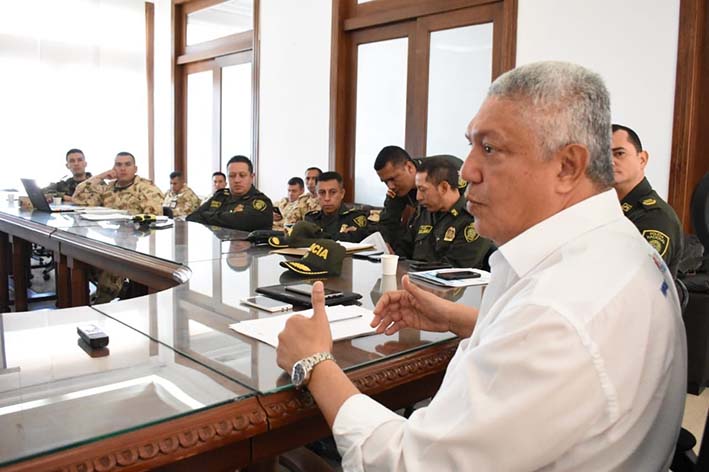 En la reunión, estuvo liderada por la Gobernación del Magdalena, a través del secretario del Interior, Luis Miguel Gómez.