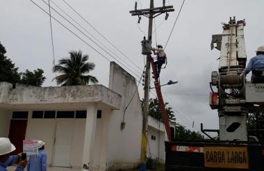  Electricaribe instaló un transformador de 50 kVA