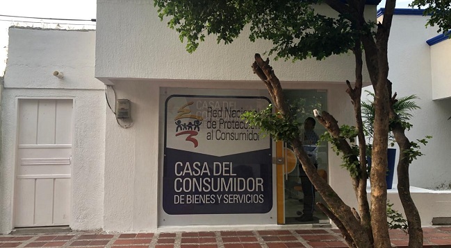  Esta es la Casa del Consumidor en Riohacha.