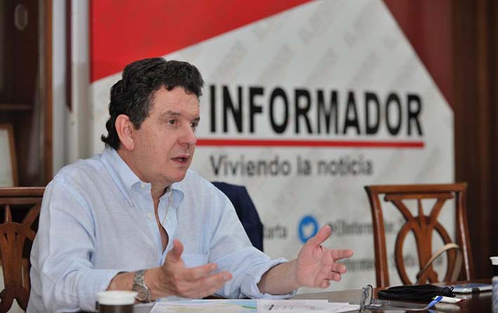 Luis Miguel Morelli, presidente de la Agencia Nacional de Hidrocarburos, en entrevista con EL INFORMADOR.