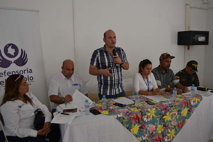 La Mesa Departamental de Víctimas del Conflicto Armado estuvo presidida por el alcalde municipal, Jhon Vargas Lara.