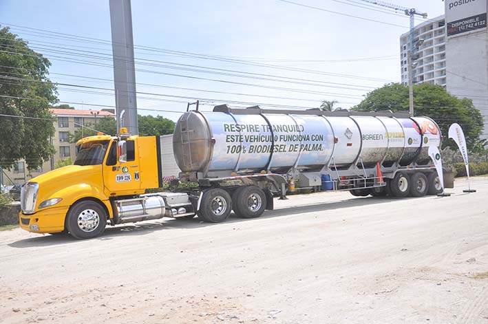 Desde Santa Marta, empezará a transitar el primer vehículo de carga pesada que rodará utilizando 100 por ciento Biodiésel de palma de aceite. 