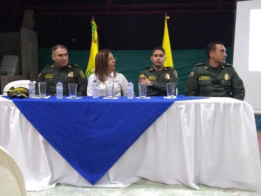La inauguración estuvo liderada por la secretaria de Gobierno, Lourdes Peña del Valle; el mayor Ángelo Vivas; y el intendente Alex Orozco.