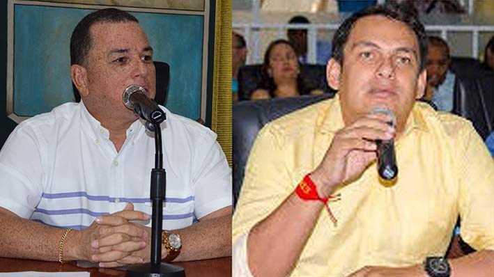 Jaime Linero, concejal y Carlos Bolaño, concejal.