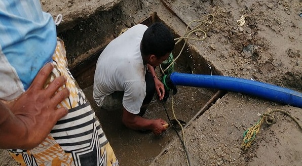 Drenaje de aguas lluvias en Cancha Brisas del Mar está siendo mal utilizado por la comunidad.
