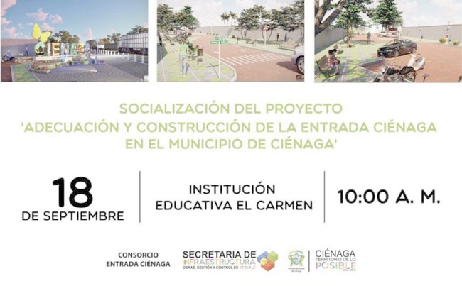 La socialización será lelvada a cabo a prtir de las diez de la mañana en la Institución Educativa 'El Carmen'.