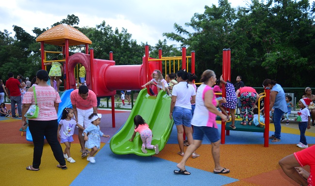 El Gobierno nacional en una alianza estratégica con el Gobierno local y Findeter contribuyó a la realización de este parque, que cuenta con juegos Infantiles, cancha múltiple, zonas verdes y juegos biosaludables.