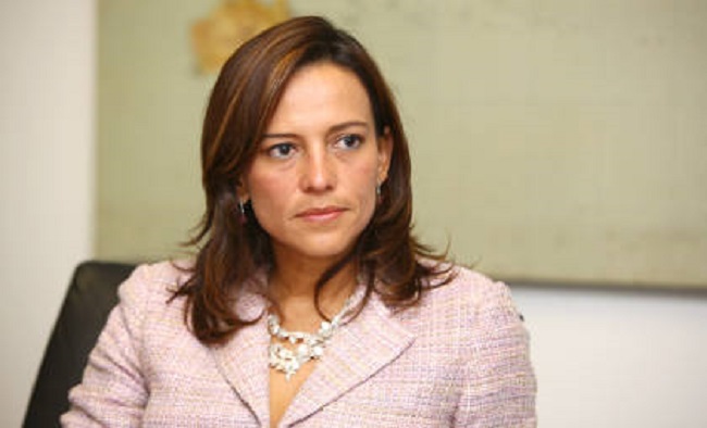 Nancy Patricia Gutiérrez, ministra del Interior.