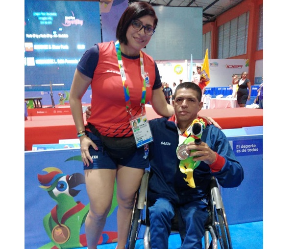 Jorge Miguel Mancilla Forero, medalla de plata en los Paranacionales. Foto de referencia.