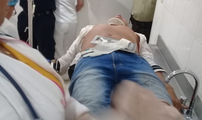 Muchos de los lesionados fueron internados en el hospital de Fonseca.