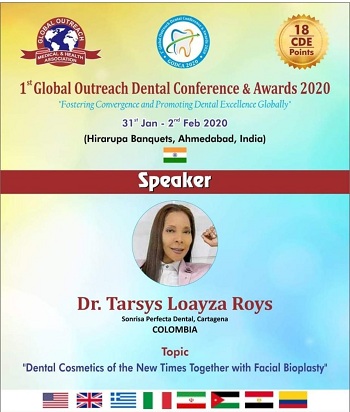 Loayza Roys llevará a Asia una exposición sobre la actualidad de la estética dental y facial.