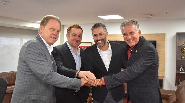 Mario Alberto Yepes es presentado como nuevo director deportivo de la FCF.
