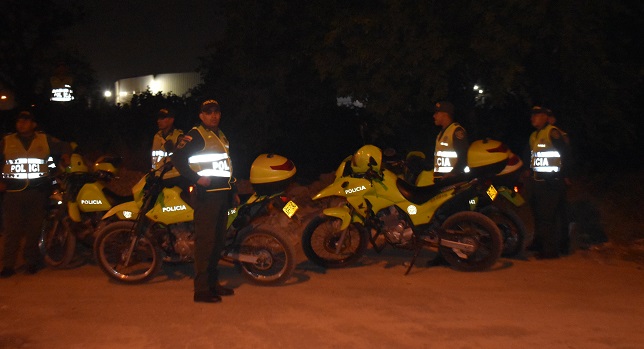 La Polía Metropolitana estuvo presente en los alrededores del estadio, pero no a lo largo de la trocha.