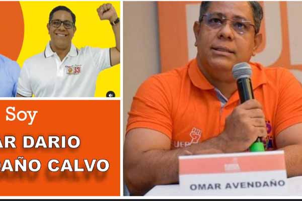 Este es el gerente departamental de la Contraloría General en Magdalena, Omar Avendaño Calvano, representante de Fuerza Ciudadana en ese ente de control fiscal.