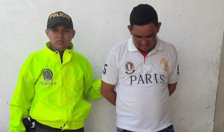 Carlos Alfonso López Granados, capturado por la Policía  señalado como responsable  por el delito de homicidio 