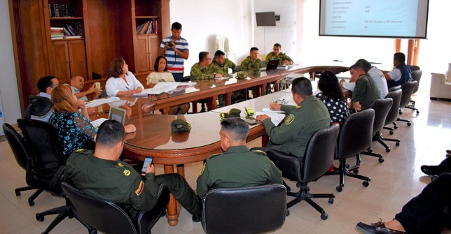 El Comité fue desarrollado en las instalaciones de la Policía Departamental. Foto de referencia. 
