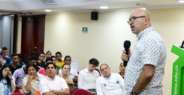 Jhon Branch Bedoya, docente Universidad Nacional de Medellín, participante de la V Conferencia Internacional de Innovación en Ingeniería de Sistemas, Cinsis.