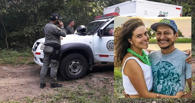 Nathalia Jiménez y su esposo Rodrigo Monsalve fueron hallados muertos en zona rural de la vereda Perico Aguao, jurisdicción del corregimiento de Guachaca.