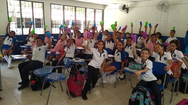 Alumnos de la IED Liceo Samario