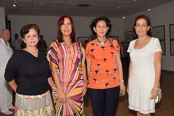 Valerie Massingill, María Cristina Meléndez, Mary Abello Lacouture y Josefina Díaz Granados.