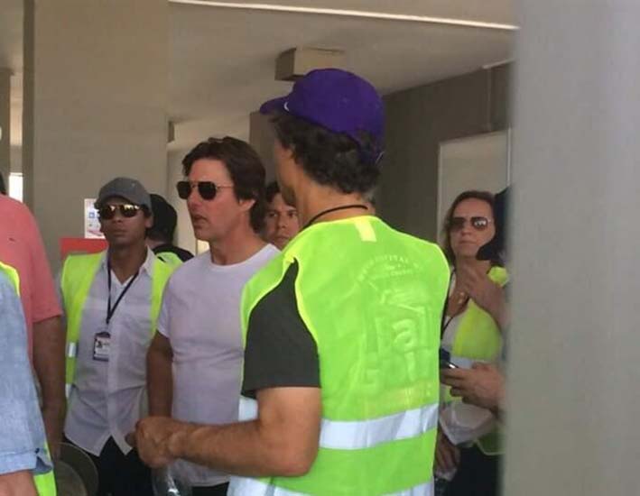 El actor Tom Cruise llegó a la ciudad para grabar escenas de la película 'Mena', en tres locaciones del departamento, la ciudad de Santa Marta, Sierra Nevada y en Orihueca, Zona Bananera.