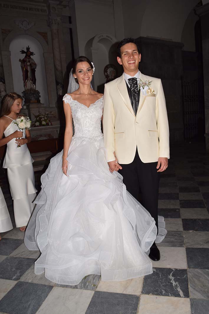 Los esposos Alejandro Quiñones Castaño y Juliana Diazgranados Ceballos. 