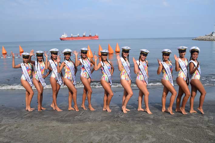 Candidatas a Capitana Popular del Mar 2016