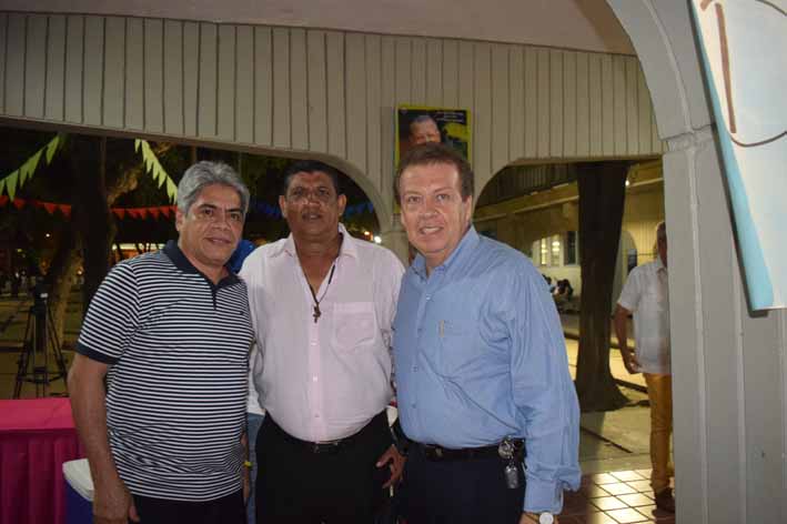 Caleb Fernández, Edgar Fuentes y Carlos Quintero. 