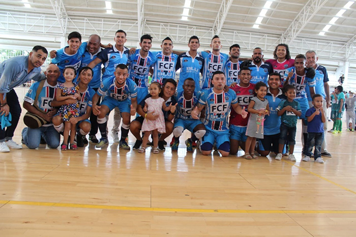  El quinteto samario festejó su ascenso a la Liga Argos, que reúne a los mejores exponentes del futsal de Colombia.