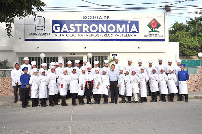 Escuela de Gastronomía Gaira Gourmet, considerada la mejor del Caribe Colombiano.