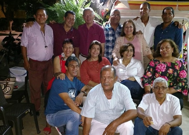 El reencuentro después de 39 años tuvo lugar en la casa de Aroldo Payares e Isabel Granados.